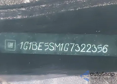 2016 Chevrolet Cruze Lt Auto z USA, uszkodzony, nr VIN 1G1BE5SM1G7322356